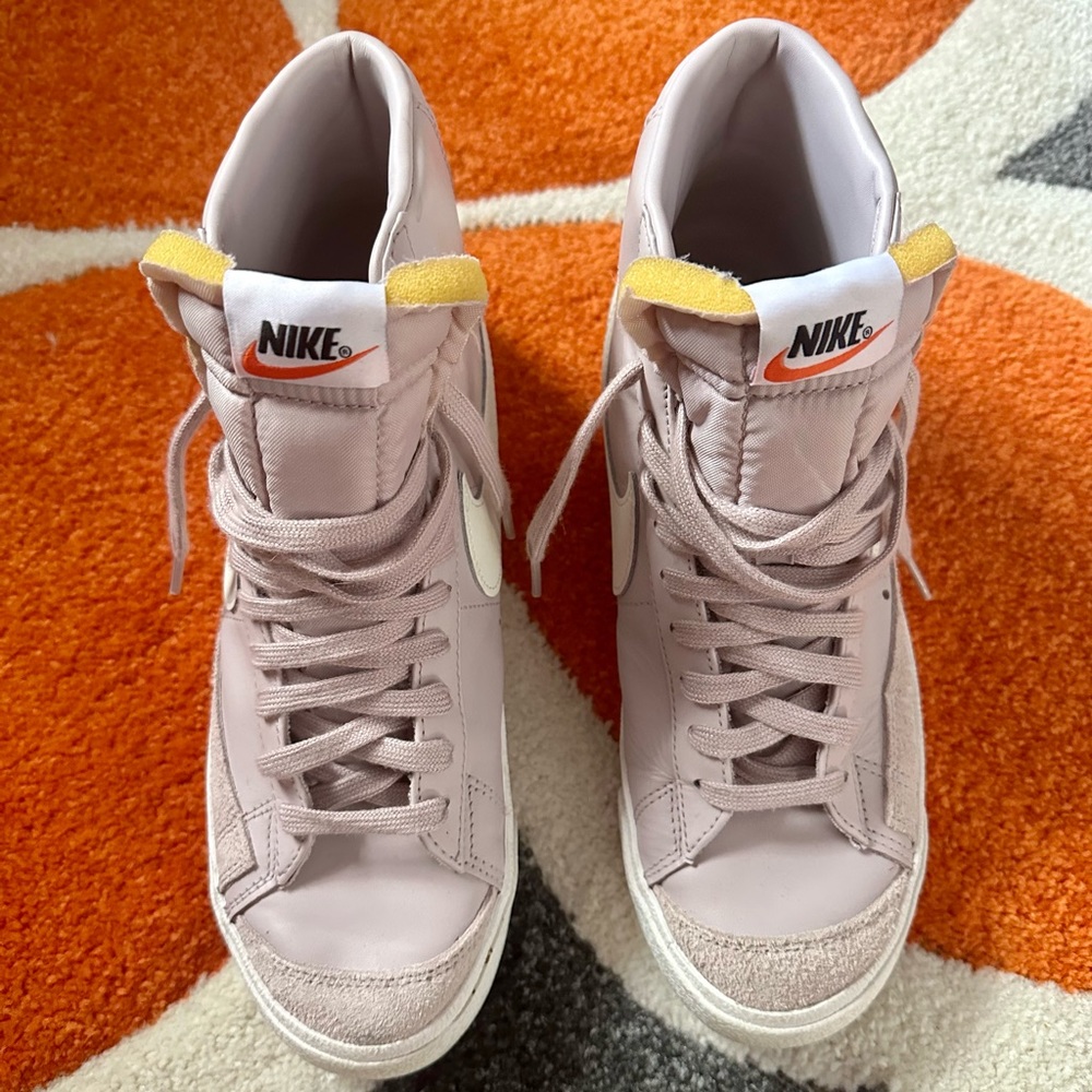 Nike blazer mid 77. Size 10 lilac high tops. Lightly used. Great condition.
